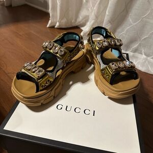 NEW Gucci Aguru Sandals. No imperfections.